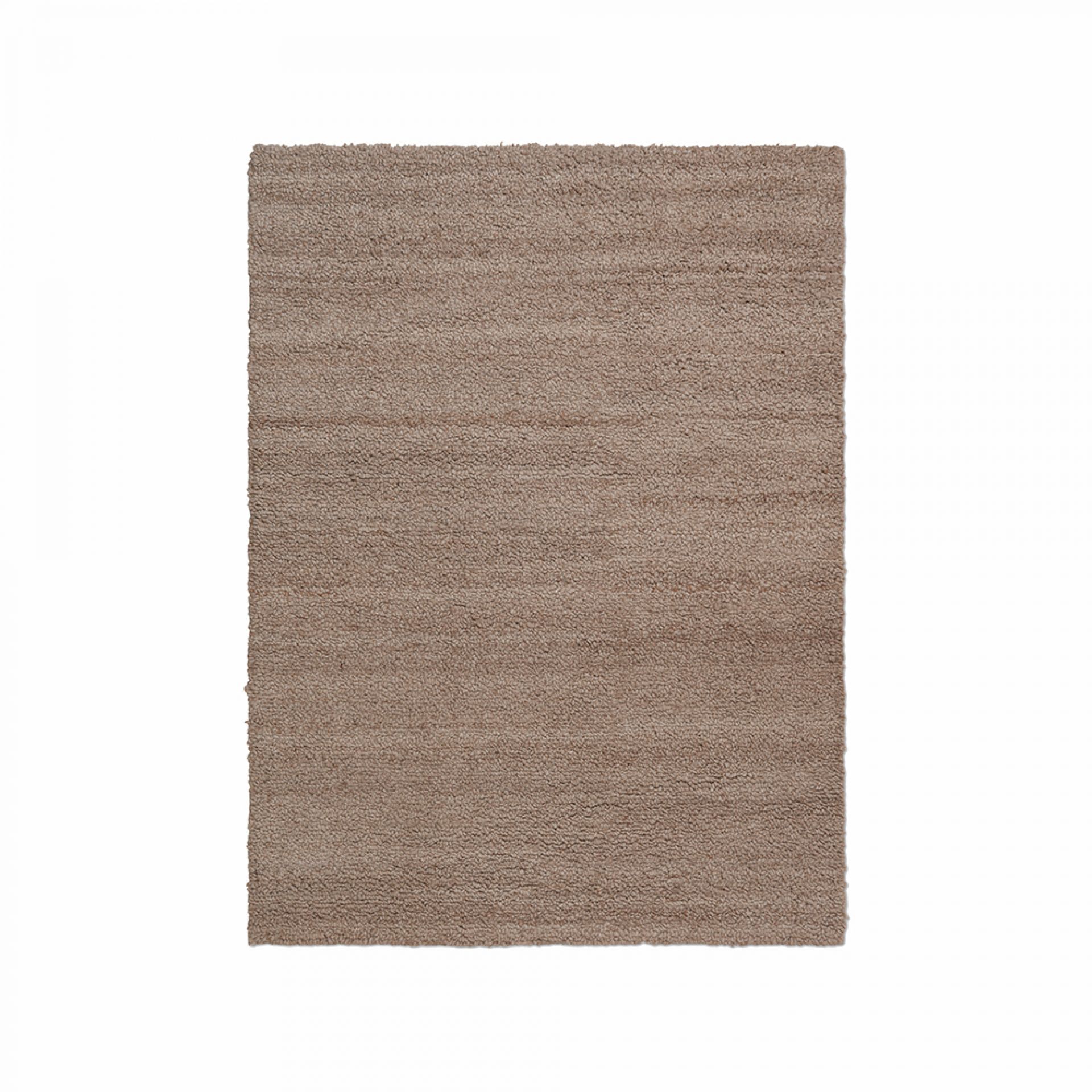 Beiger Shade Loop Teppich von Ferm Living, 200x300 cm, Texturansicht, weicher Flor.
